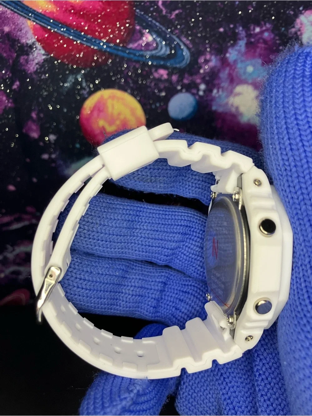 Custom G Shock White and multi color dials Colorway